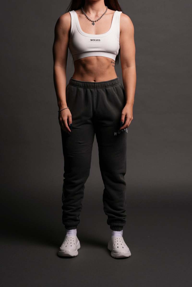 Darc Sport Big Wolf Pyramid She Post Lounge Sweats Wolf Gray | 01248UYZV
