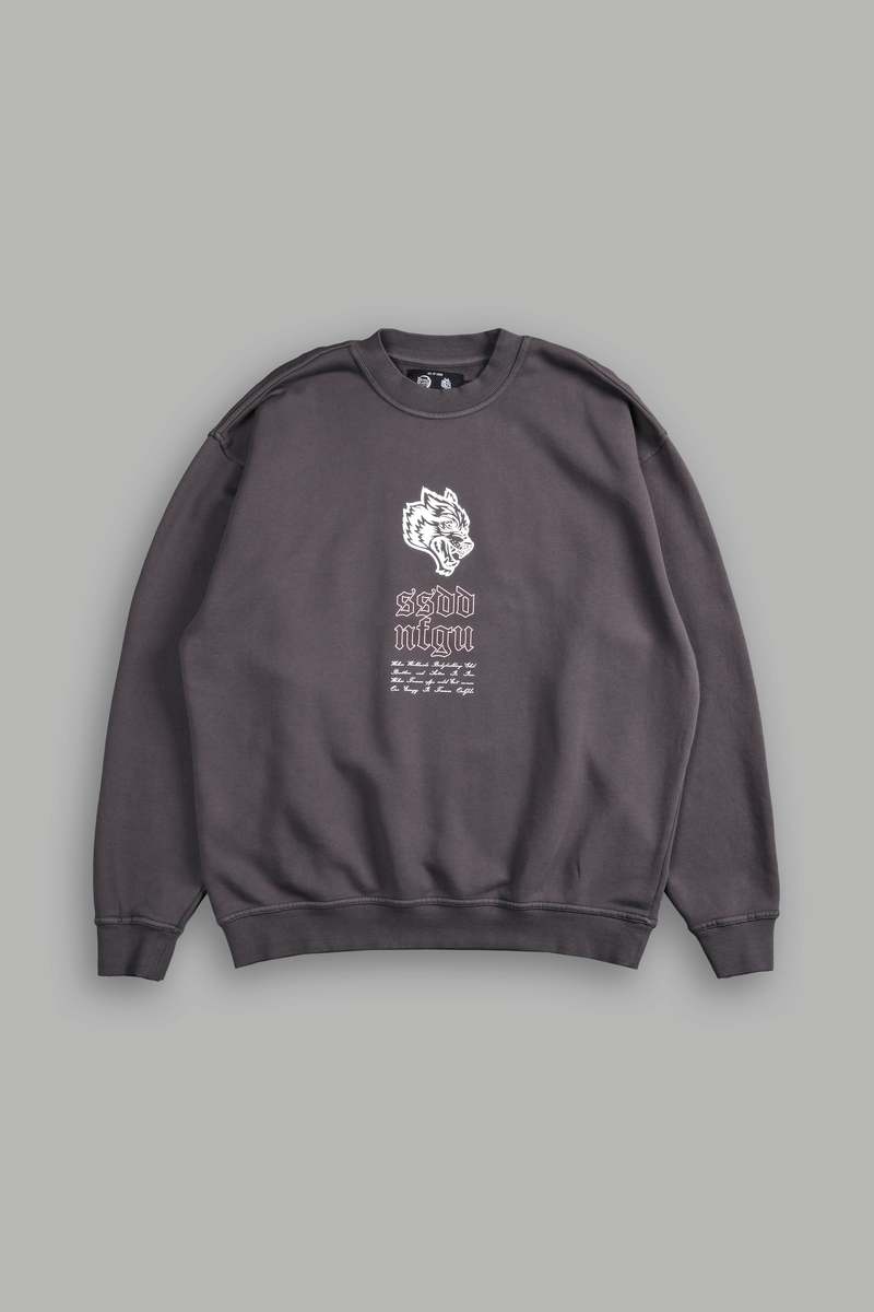 Darc Sport Breath Of Wolves London Crewneck Wolf Gray | 14987LPNZ