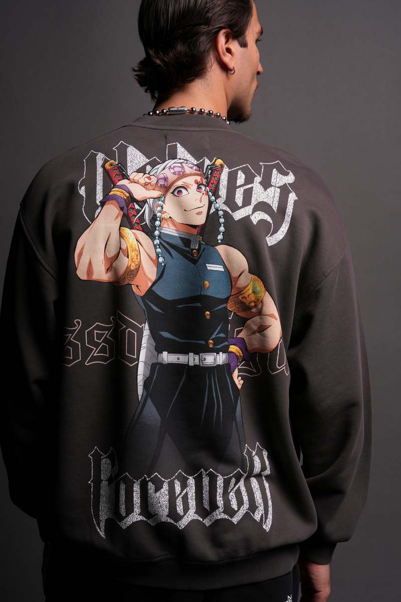 Darc Sport Breath Of Wolves London Crewneck Wolf Gray | 14987LPNZ