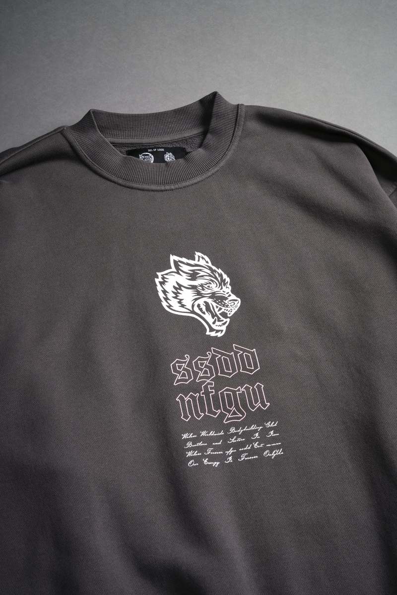 Darc Sport Breath Of Wolves London Crewneck Wolf Gray | 14987LPNZ