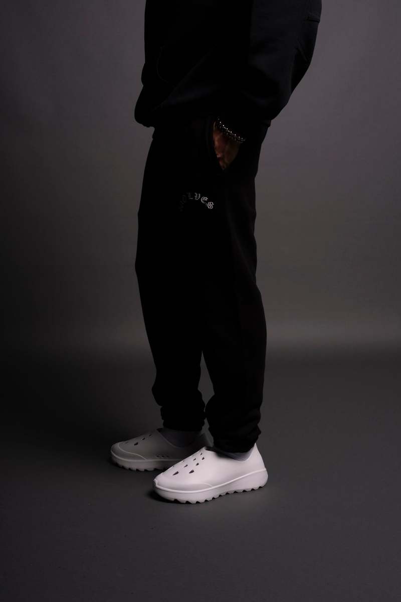 Darc Sport Chopper Wolf Post Lounge Sweats Černé | 81675AFSW
