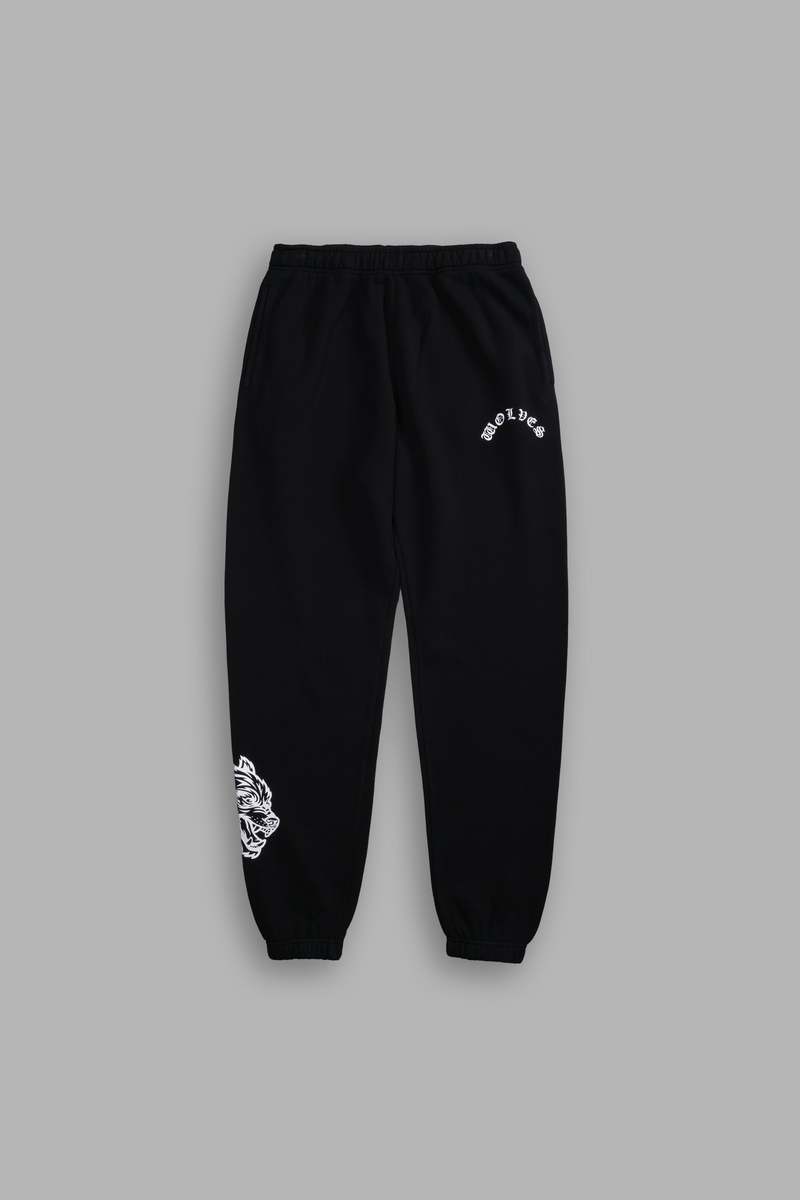 Darc Sport Chopper Wolf Post Lounge Sweats Černé | 81675AFSW