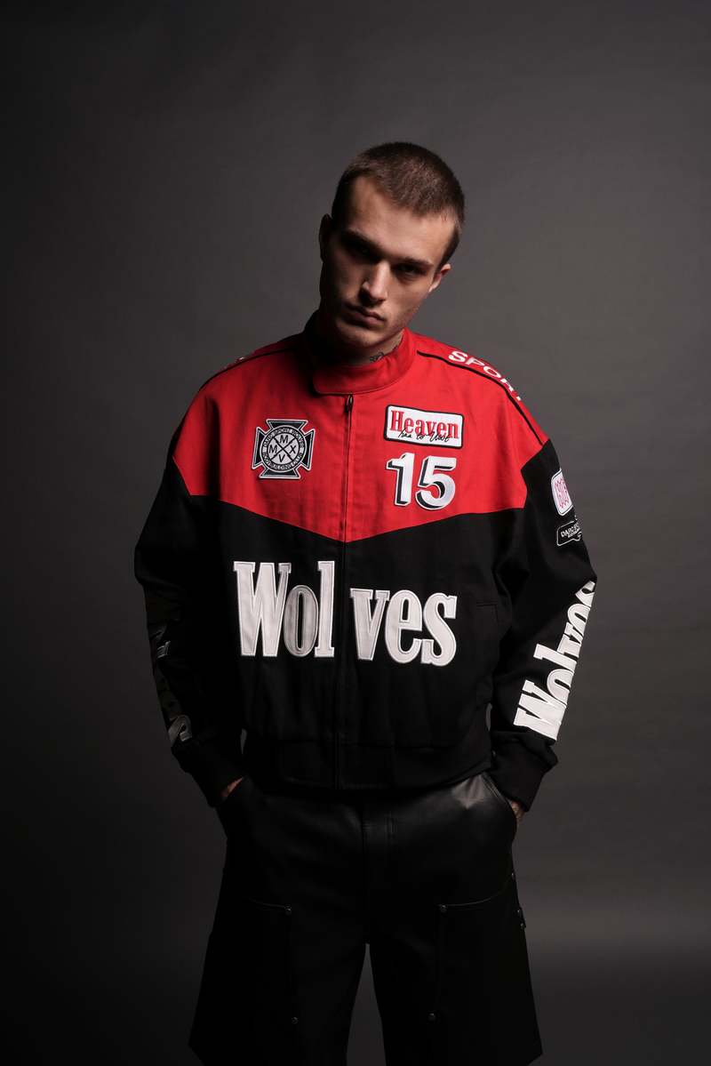 Darc Sport Frontier Gordon Unisex Racing Jacket Black/Red | 29805ASIP
