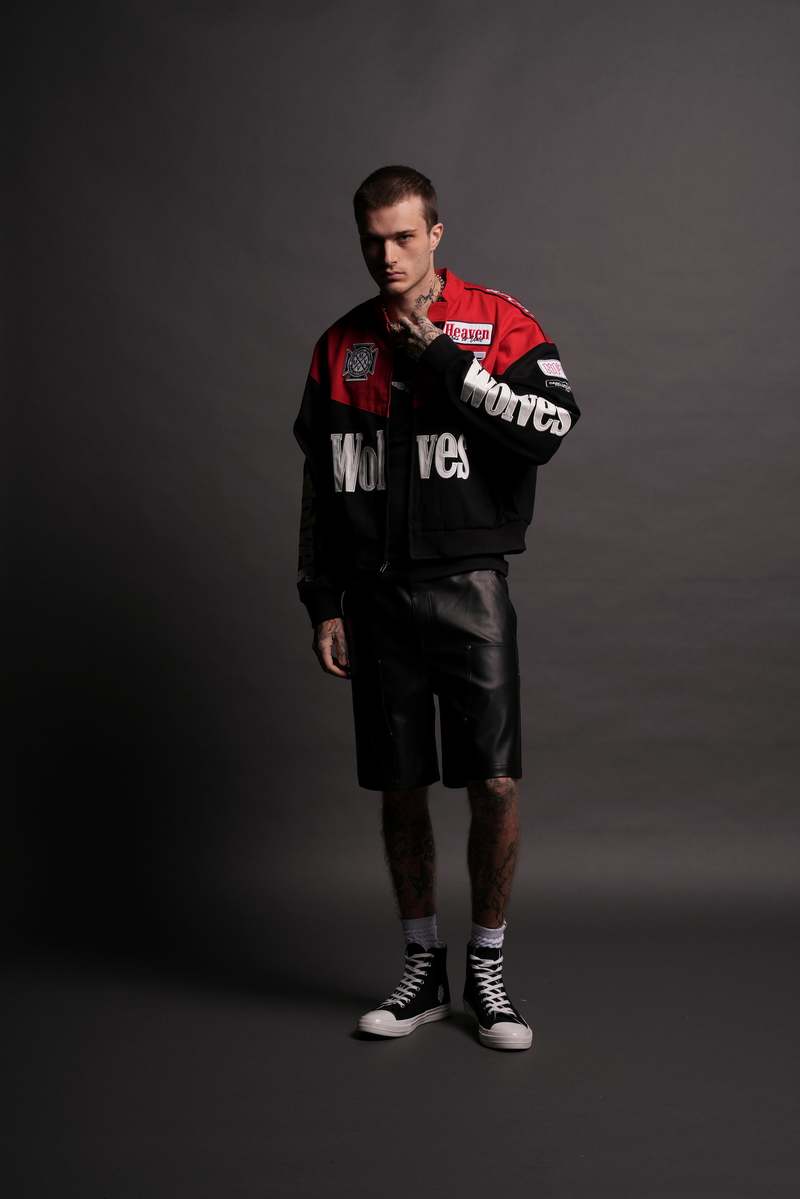 Darc Sport Frontier Gordon Unisex Racing Jacket Black/Red | 29805ASIP