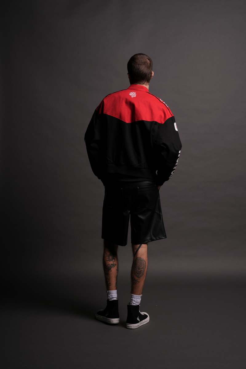 Darc Sport Frontier Gordon Unisex Racing Jacket Black/Red | 29805ASIP
