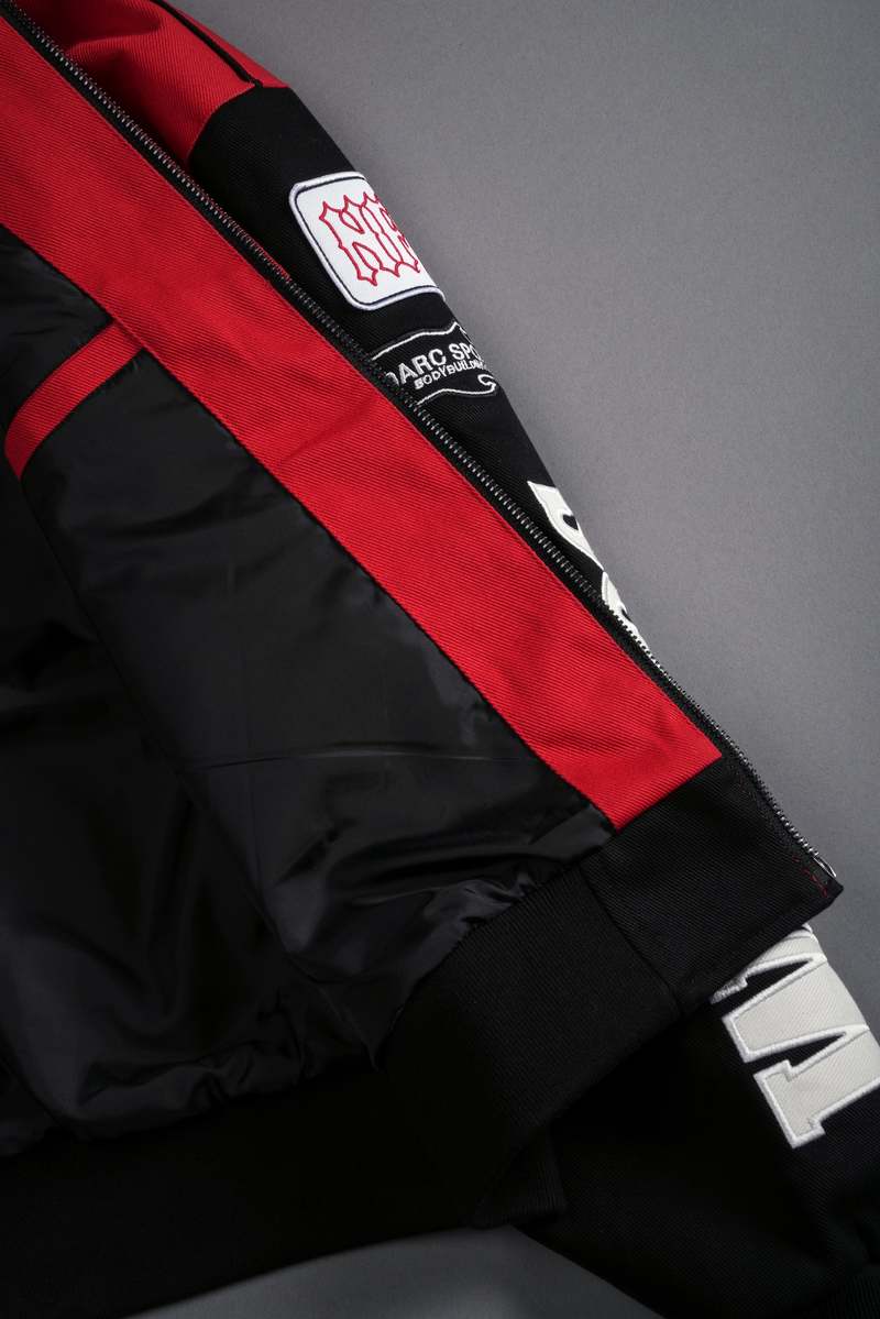 Darc Sport Frontier Gordon Unisex Racing Jacket Black/Red | 29805ASIP