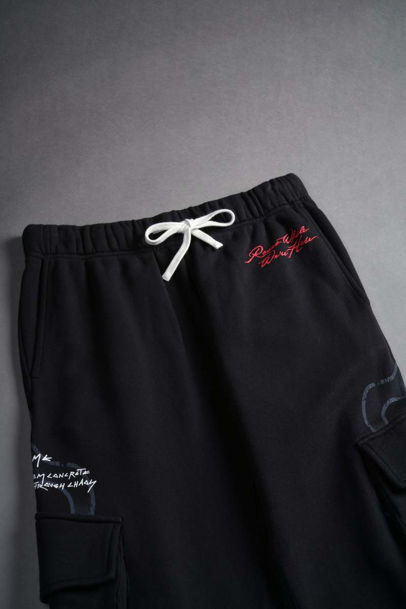 Darc Sport Infernal Bloom Bigelow Cargo Sweat Pants Černé | 31724VCJW