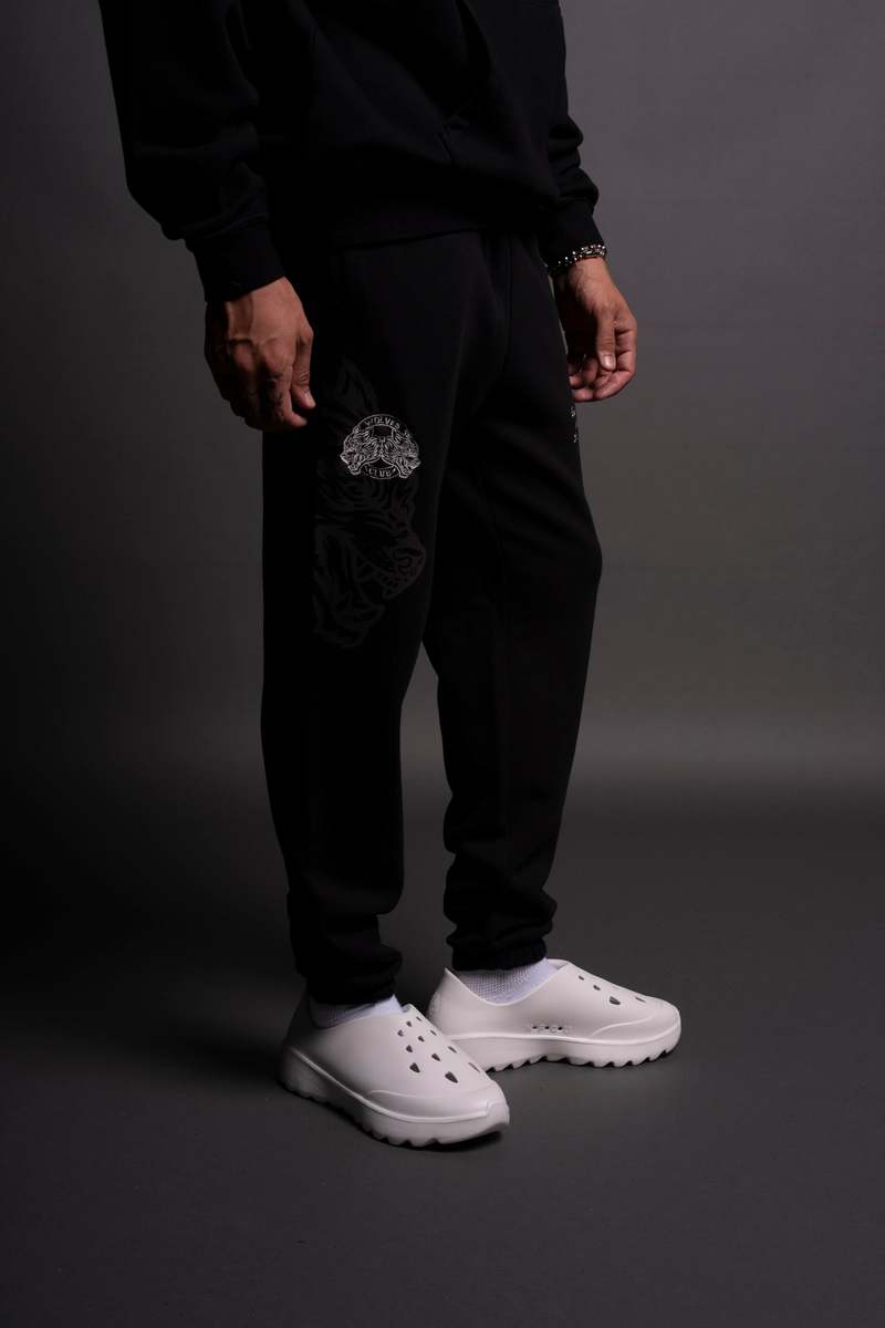 Darc Sport Loyalty Wolf Post Lounge Sweats Černé | 01359TMCL