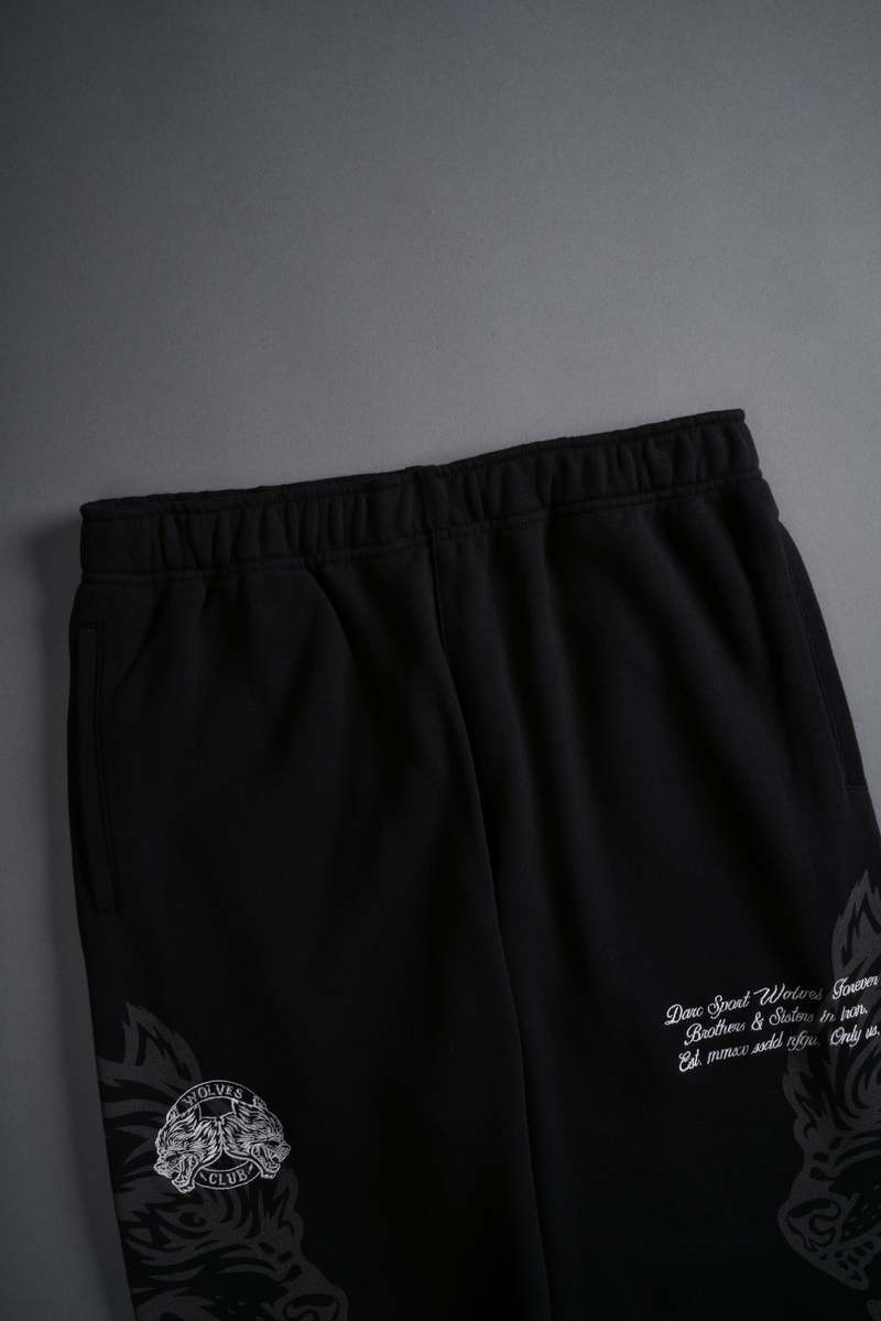 Darc Sport Loyalty Wolf Post Lounge Sweats Černé | 01359TMCL