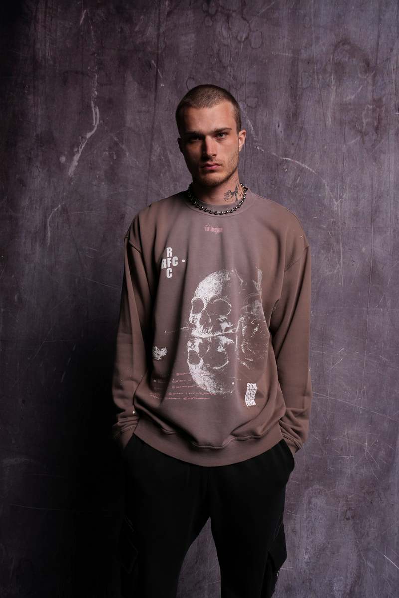 Darc Sport RFC NFGU London Crewneck Hnědé | 30714WTES