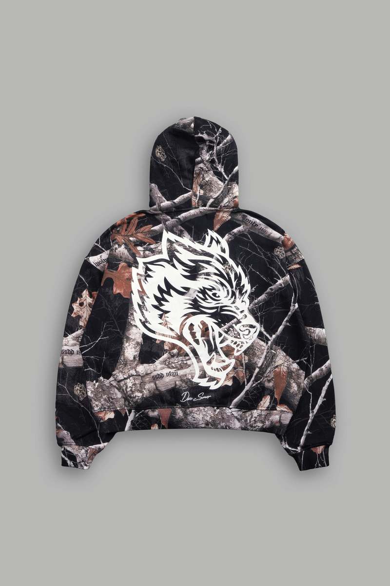Darc Sport Respect The Wolves Darco Double Zip Hoodie Maskáčové | 38925UNOT
