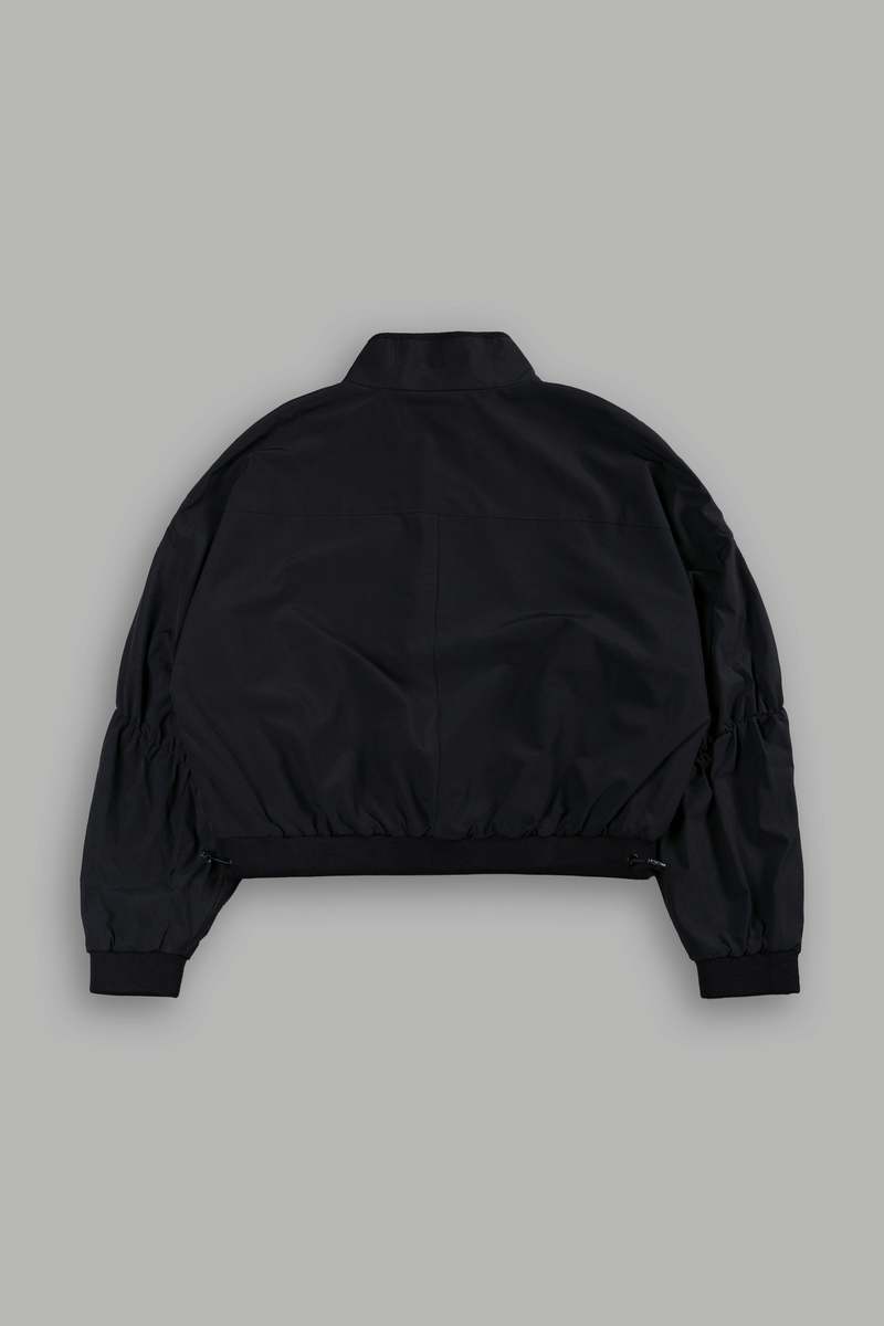 Darc Sport Roses While We're Here Cropped Zip Mockneck Sweater Černé | 51602GQPY