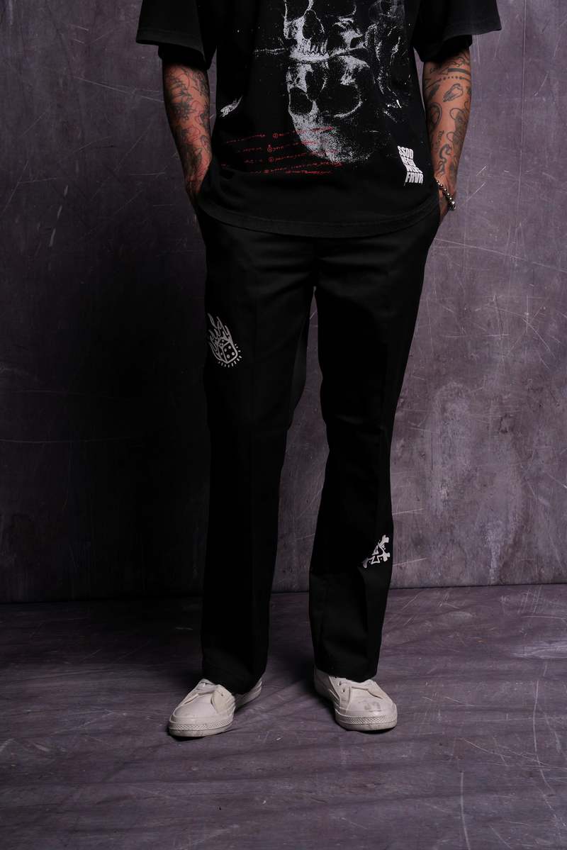 Darc Sport Roses While We're Here Rickies Pants Černé | 48375JBZM