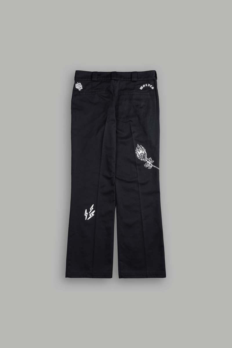 Darc Sport Roses While We're Here Rickies Pants Černé | 48375JBZM