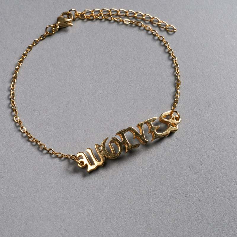 Darc Sport Wolves Cable Chain Bracelet Zlaté | 85013FRQV
