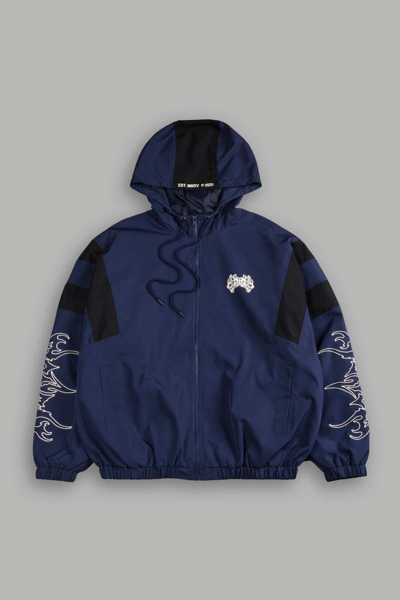 Darc Sport Wolves Hesh Brolic Track Jacket Storm Blue/Black | 89237JEIU
