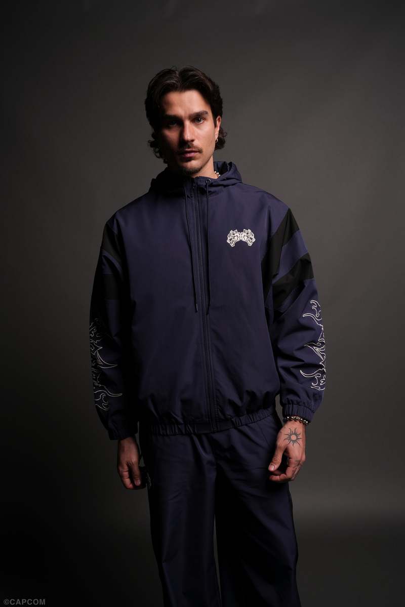 Darc Sport Wolves Hesh Brolic Track Jacket Storm Blue/Black | 89237JEIU