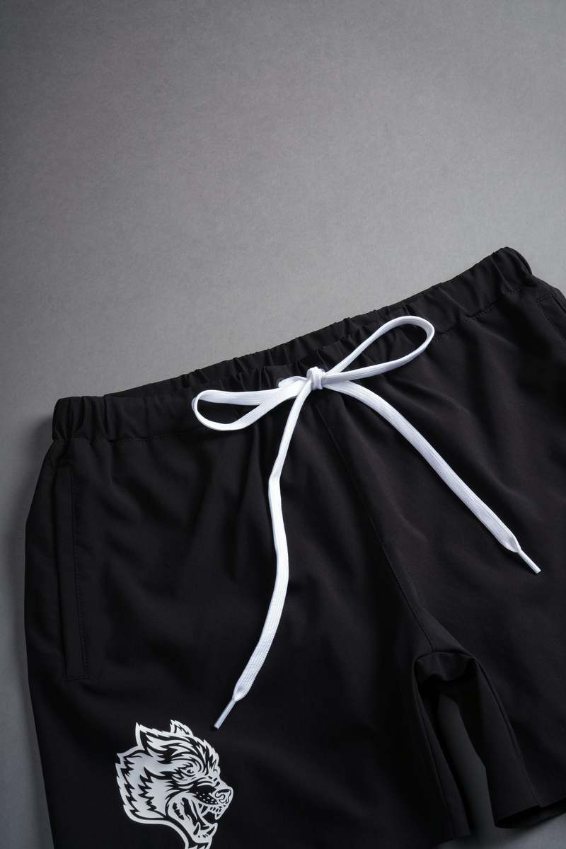 Darc Sport Wolves Represent Compression Shorts Černé | 81350UAFX